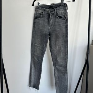 Mother Denim Highwaist Looker Fray